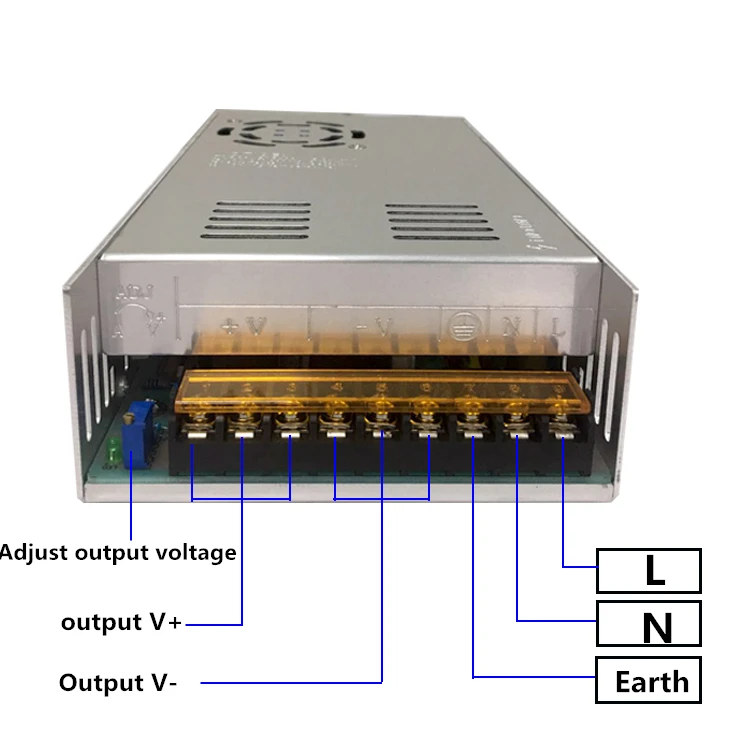 China factory wholesale Switching power supply fine quality AC to DC Power 600W 0-15V 40A adjustable voltage variable voltage dc