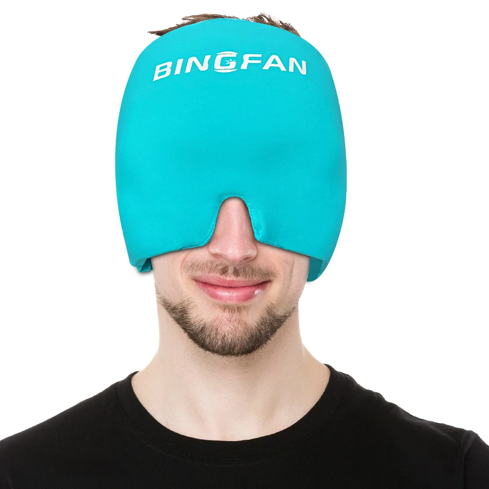 Hot cold head ice pack Body therapy cold hot pack migraine relief cap