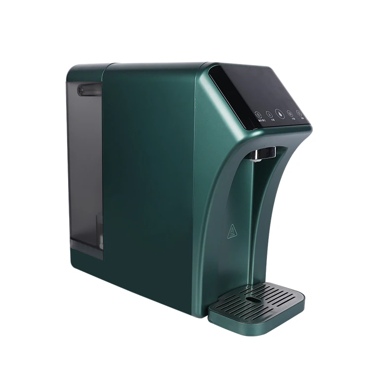 New design professional automatic electric hot and cold ro water top filter dispenser purifier tank removable for home