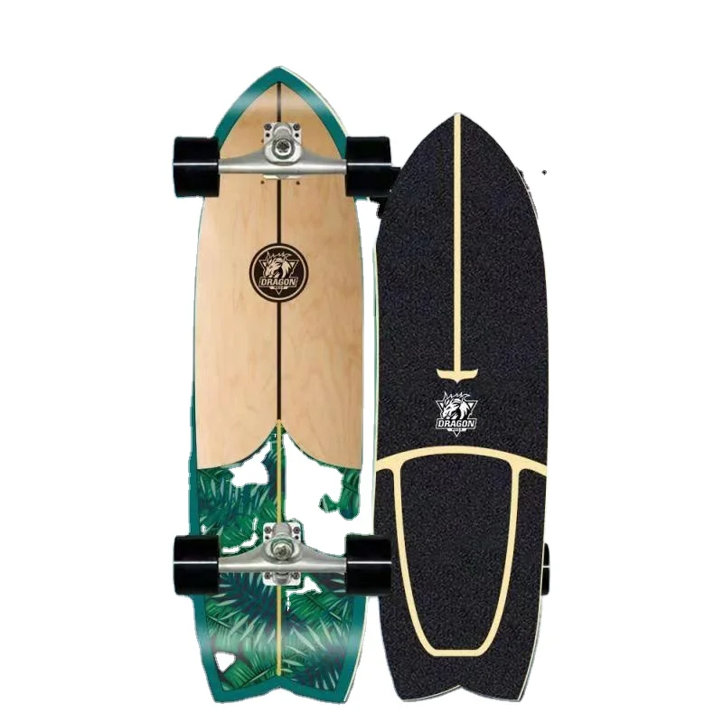 
Land Surf Skate Board Maple Deck CX4 Truck Complete Surfskate Board Outdoor Carving Pumping Cruiser Longboard Skateboards 