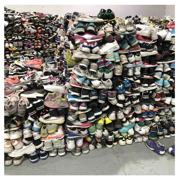 Premium Mixed thrift Shoes Bales 2nd hand branded Shoes Bales Bulk Used Sneakers used shoes