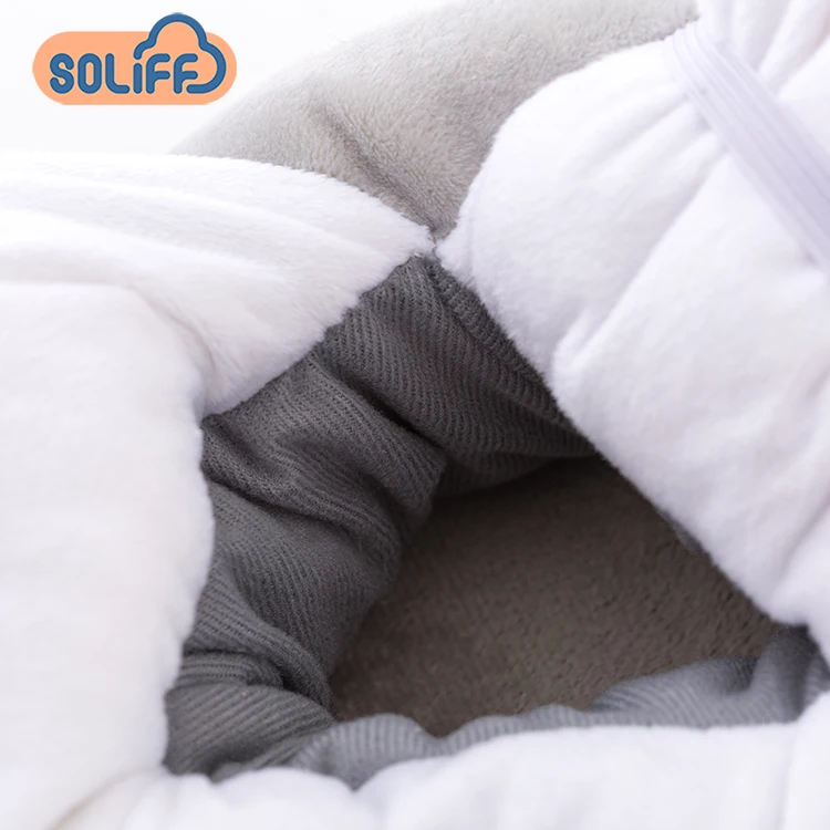 Factory direct custom high quality soft kids adult size plush Slippers indoor shoes