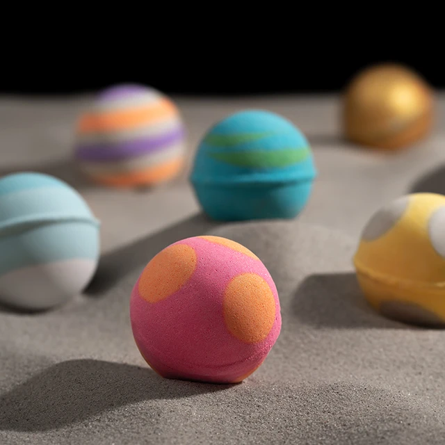 Baby Rose Bath Bombs Make Heart Shaped Fizzy Women Supplies Ring Custom Flower Vegan Star Shaped Bath Oil Beads