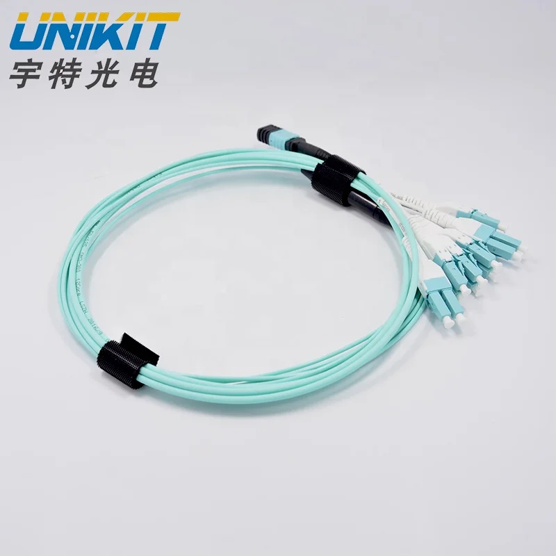 Музыкальная выходная мощность, преобразователь частот, патч-корд, волоконно-оптические косичкой, PC-LC uniboot/ Femail 12C,OM3, LSZH/изготовленные на заказ длины наличные