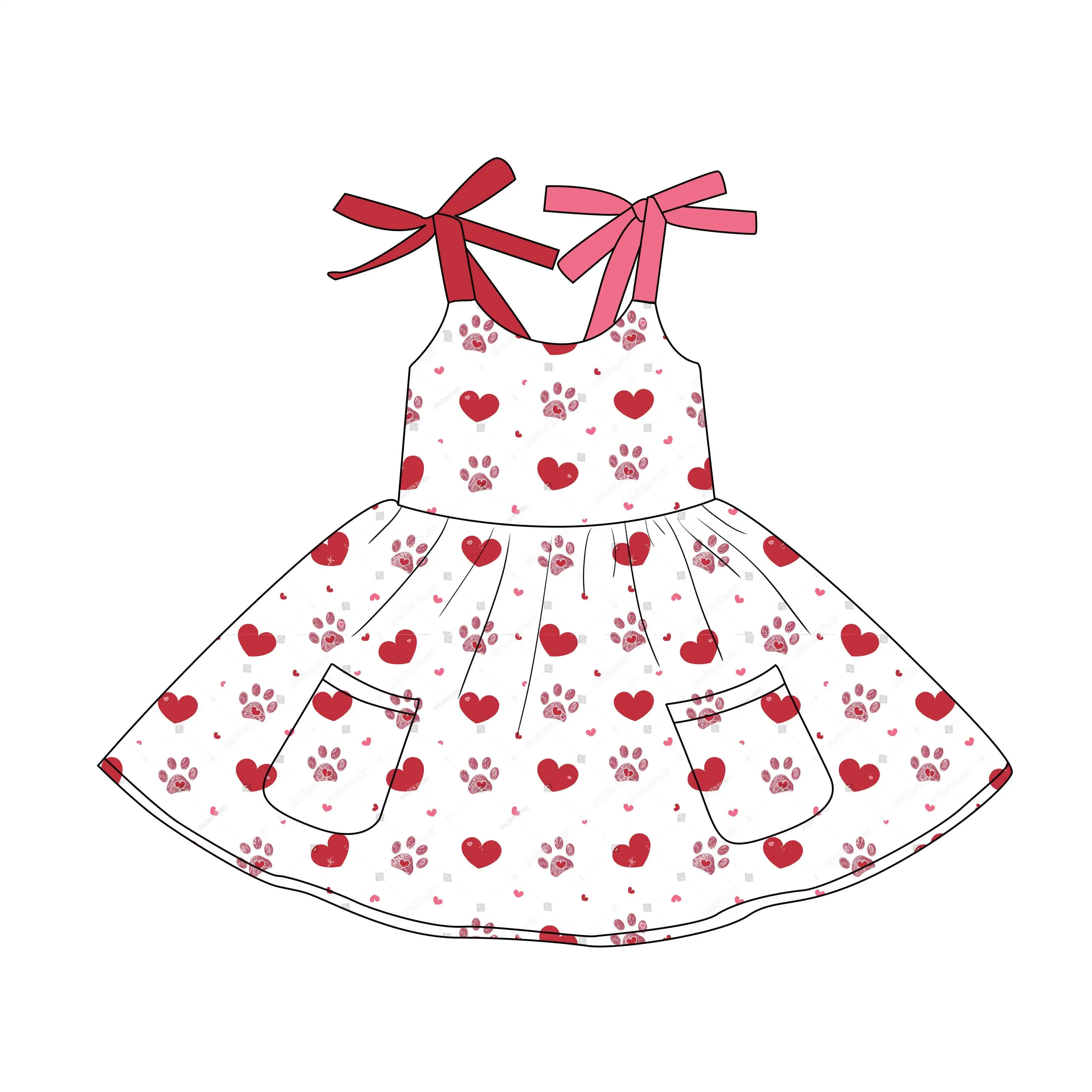 New Arrival High Quality Latest Design Baby Girl Dress Summer Kids Dresses Sweet Baby Girl Clothing Dresses