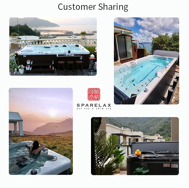 Large 7 Person Big Massage Power Outdoor Jacuzz I Swim SPA Smart-Controlled 6m Pool