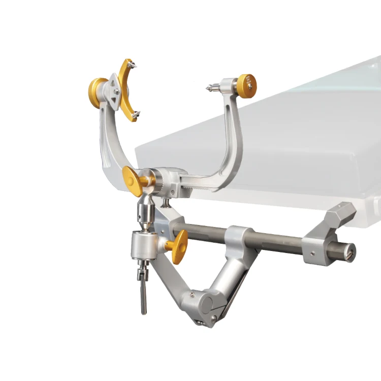 High quality aluminum neurosurgery mayfield skull clamp HUIDAMED HDJ A303 cranial stablization system head holder headrest