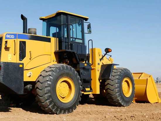 656D 5-тонный колесный погрузчик 4x4 приводная строительная техника рулевой цилиндр ковш и подшипник для продажи