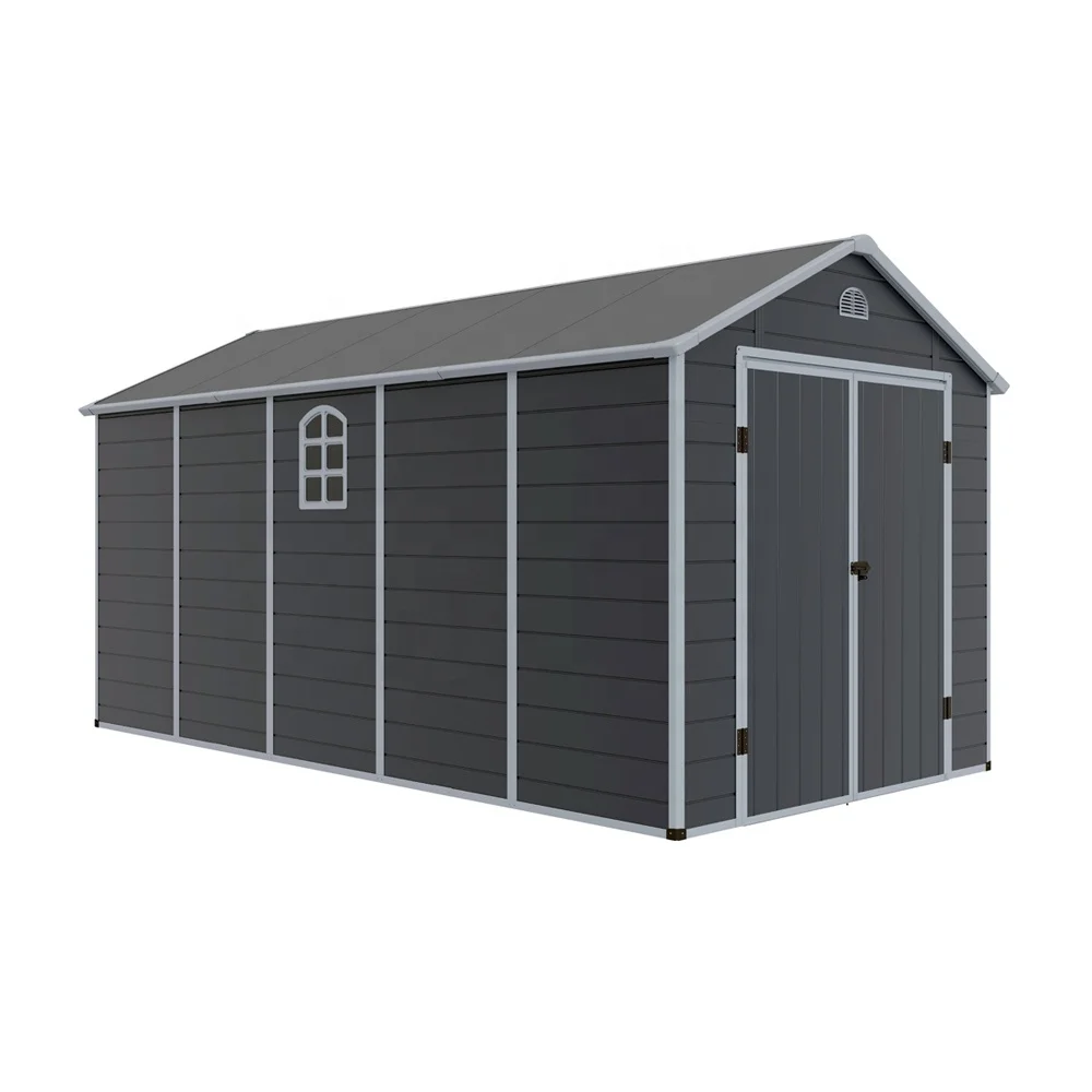 Popular Large Outdoor Plastic Shed 8x15 Resin Garden Storage Organizer Sheds