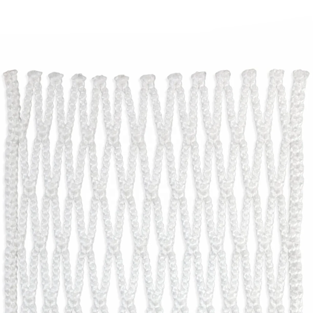 Heavy Duty White Coated Lacrosse Traditional Hard Mesh Goalie Lacrosse Stick Mesh