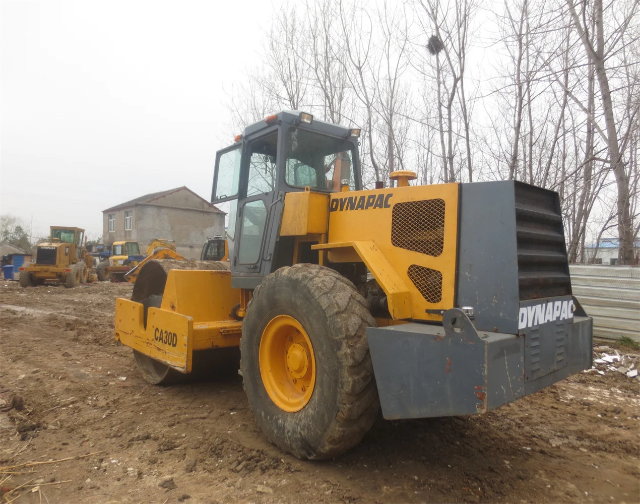  Used Dynapac CA30D road roller Secondhand 15Ton soil