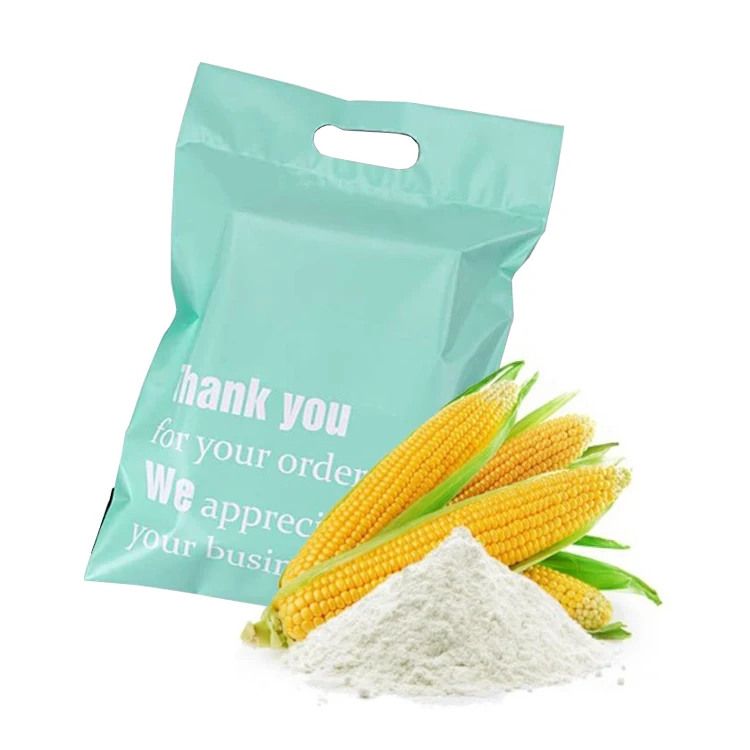 Custom Logo Printed clothing package Compostable Mailer Biodegradable Poly Courier Shipping Packaging Plastic Black Mailing Bag