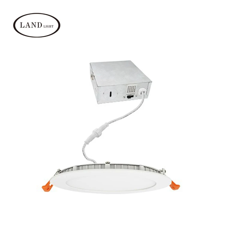 6 Inch 12W Recessed Ultra Thin Led Panel Light Retrofit Downlight Wafer Panel Ic Rated Etl Energystar Slim Panel Ceiling Light