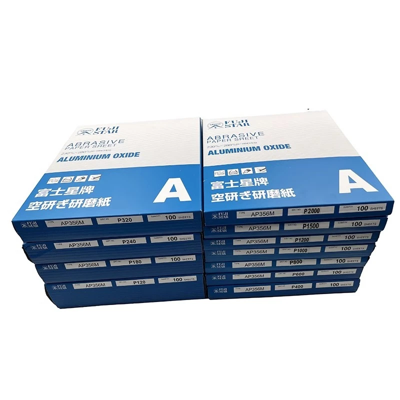 Japanese Fuji Star Sandpaper Dry Sanding Paper White Abrasive for Nail Files