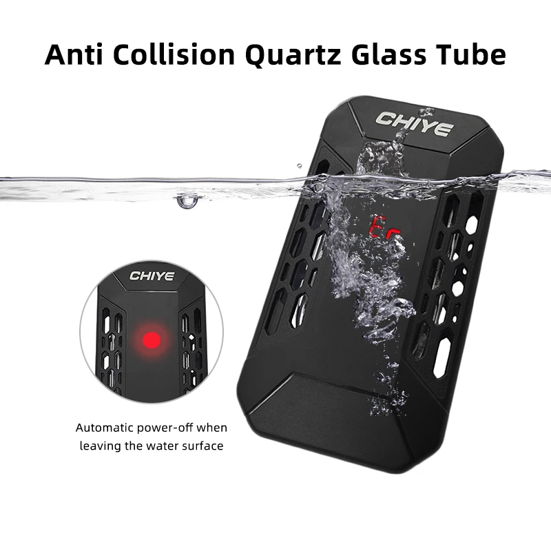 Digital Display Water Mini Aquarium Heater Anti-collision sheath Remote Control Heater for Fish Tank Heating