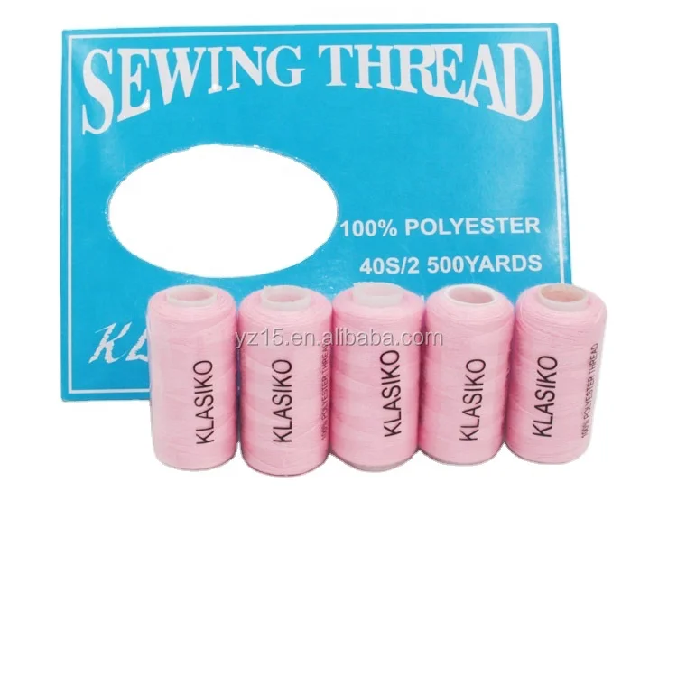 yiwu sewing thread factory best selling sewing threadHigh quality u007F100% polyester spun sewing thread 402