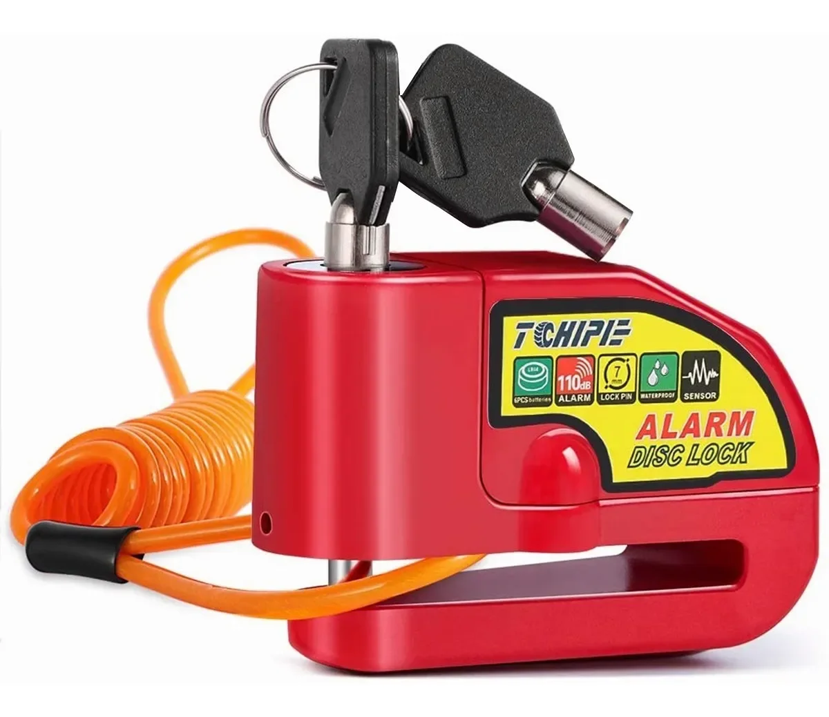 Motorcycle Alarm Lock Bicycle Security Lock Disc Brake Alarm Lock