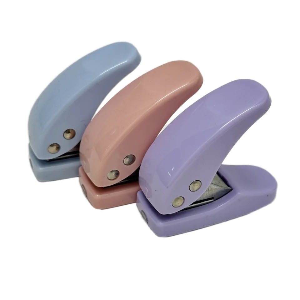 Изготовленный на заказ мини Высококачественный штамповочный дырокол для бумаги канцелярский перфоратор