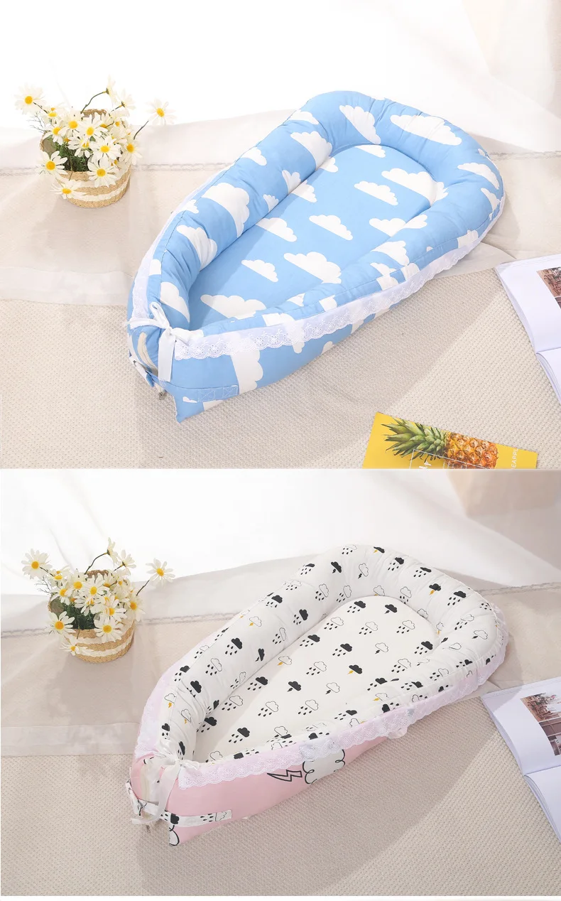 Natucare BSCI muslin baby nest newborn nest lounger sleeping