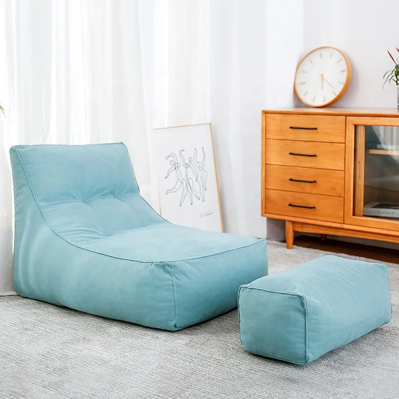 Hot sale modern living room furniture bean bag sofas without filler lounge bean bag cover