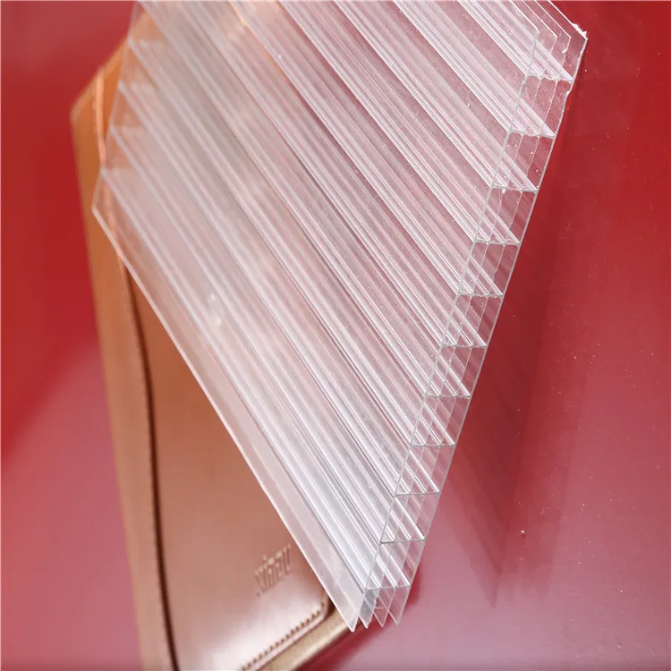 Transparent 12mm multiwall polycarbonate sheet