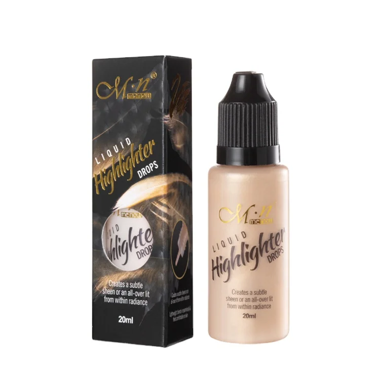 
Free Sample Private Label Vegan Mini Body Loose Liquid Palette Highlighter Makeup 