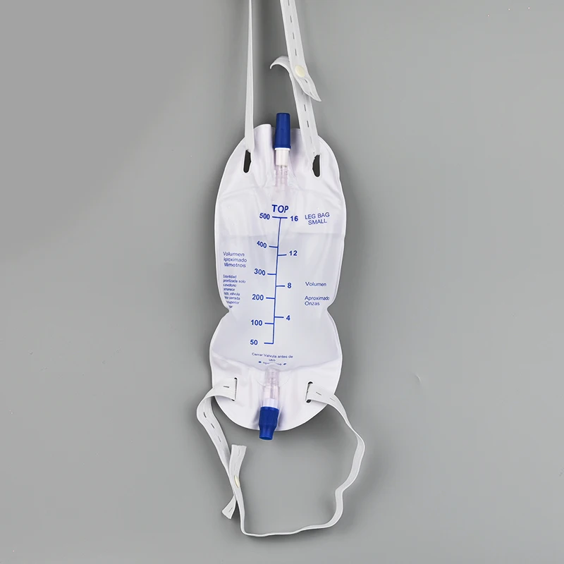 High quality adulturine bag hospital use urine drainage bag customization urine collector leg bag