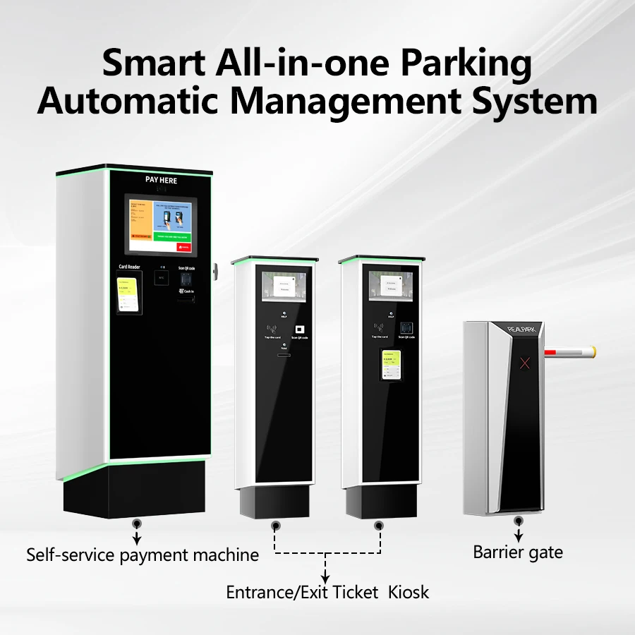 Exit Ticket Station RP-EXIT-TS02 for Parking Meter Replacement NFC Card Ticket Parking System Solution