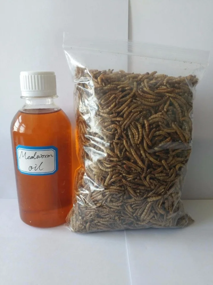 Pure Aquatic Feed Additives Natural Mealworm Oil Fish Meal Additives Insect Oil