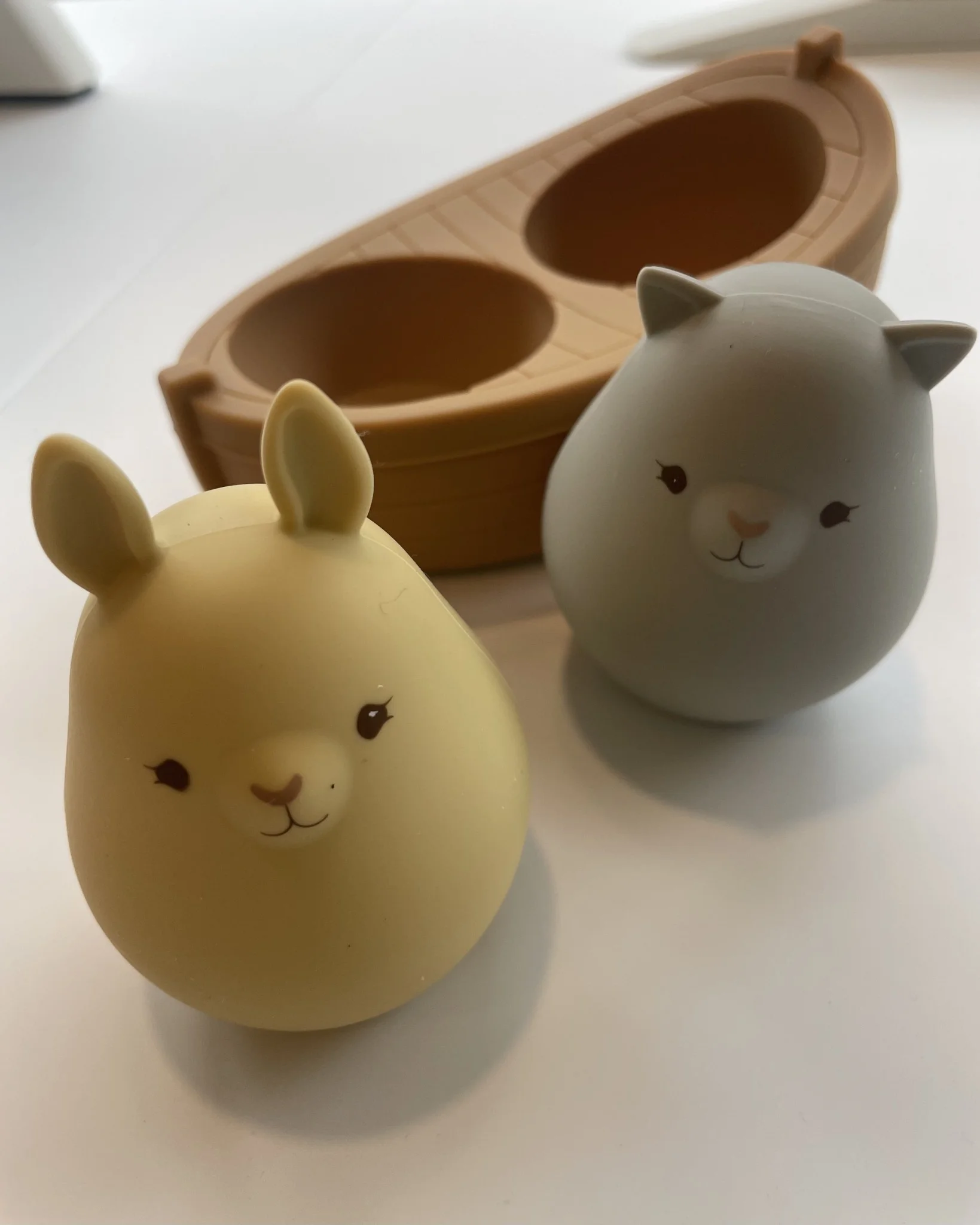 Очаровательный кролик котенок силиконовая плавающая лодка игрушки время ванны игрушка для приятели Ванна играющие