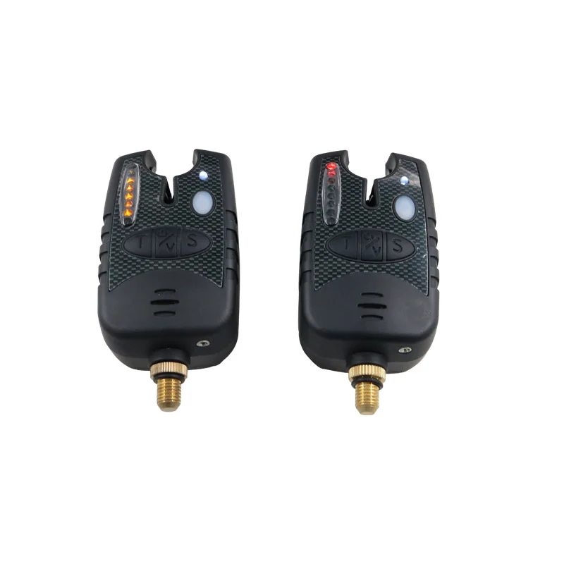 JZH-RF898 4+1 Hot Sale Factory Price Standard LED Waterproof  Black Fishing Bite Alarm with battery