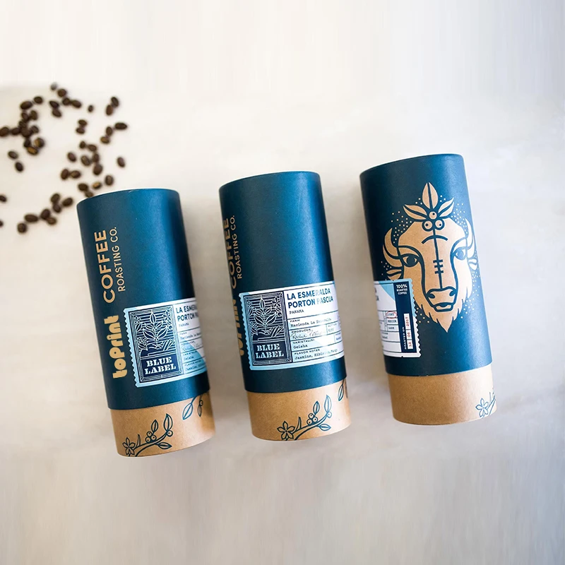 Airtight Cookie Boxes Packaging Custom Logo Cardboard Biscuit Paper Tube Food Grade Container With Window