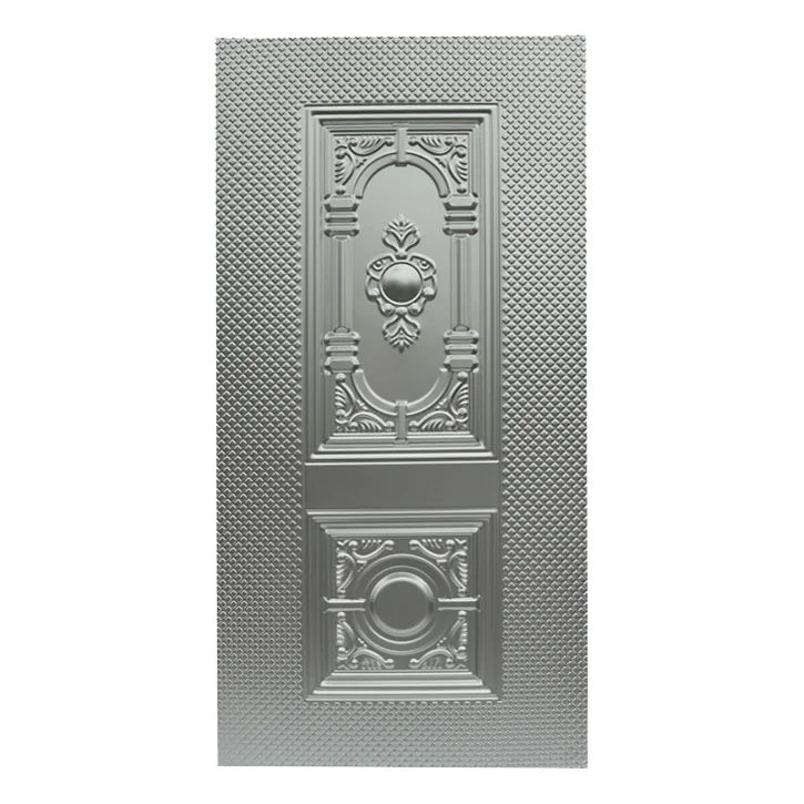 New Custom Interior Grill Design Double Cast Forged Steel Partition French Glass Wrought Iron Door For Home