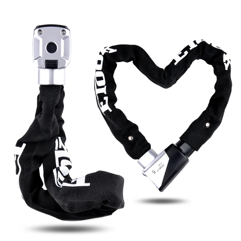 ETOOK Integrated Heavy Duty Square Link Bike Chain Bicycle Lock Bike Lock