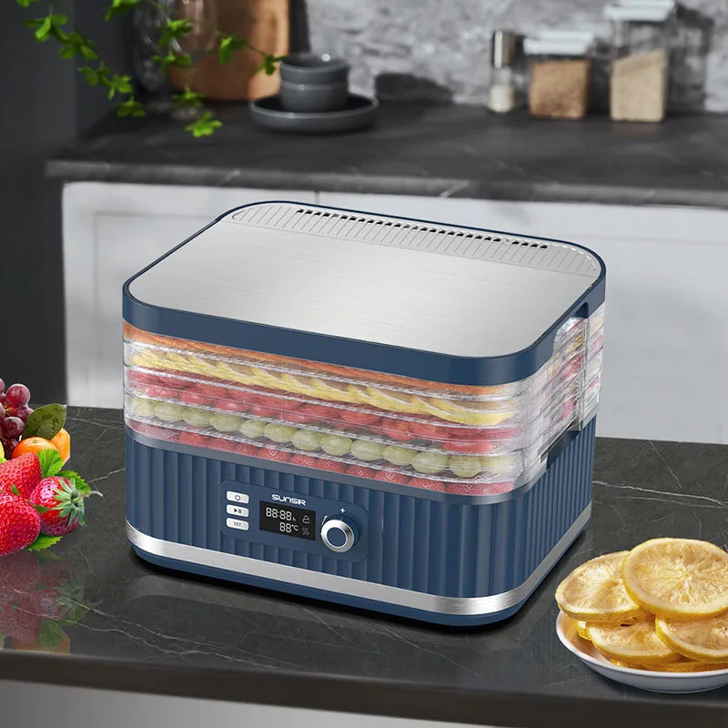 400W Food Dehydrator 5-9Trays LCD digital version Faster Drying for Beef Jerky  Meat Fruit Dog Treats Herbs