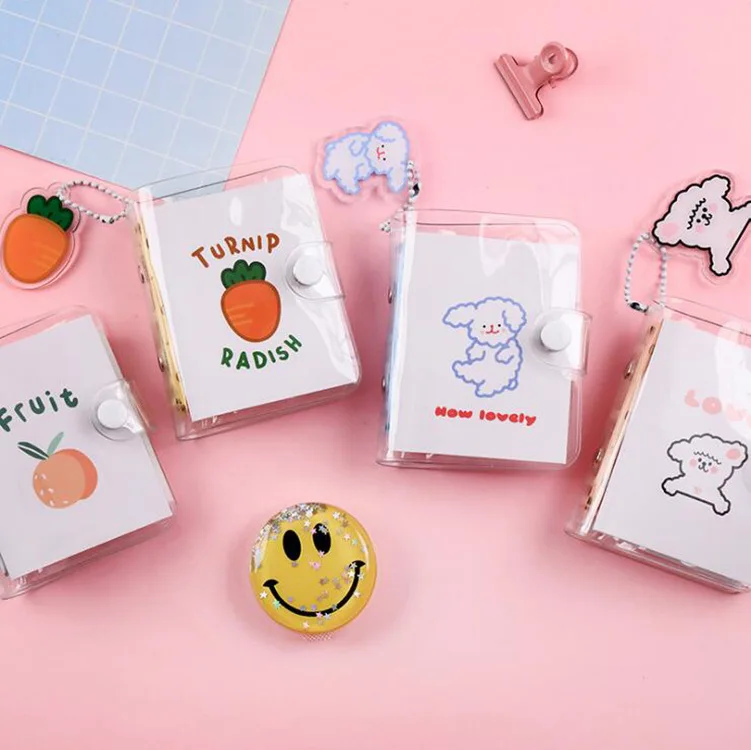 New Arrived Mini Pvc Portable Note Books 3 Hole Loose leaf Recycled Blank Classmate Binder Notebooks