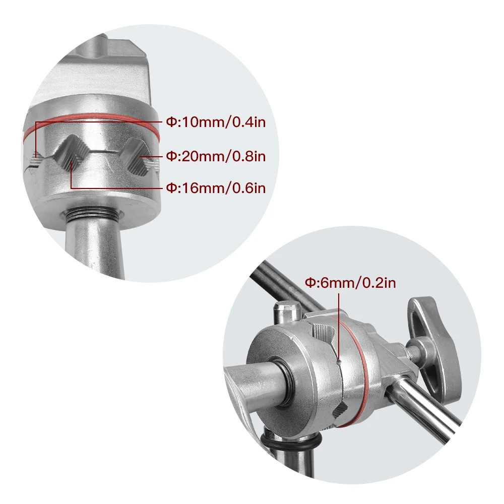 E-IMAGE LCS-03 Professional Heavy Duty Light Stand Grip Arm Kit c stand