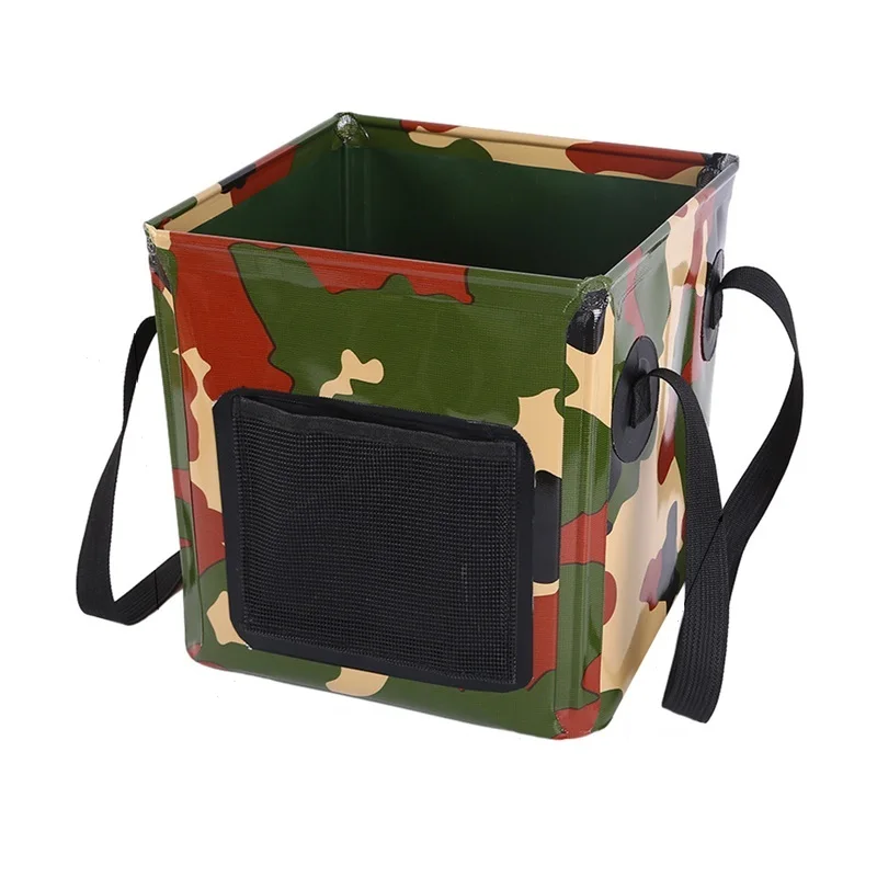 Collapsible Bucket Folding Water Bucket Portable Wash Basin For Camping Fishing Travelling Outdoor Gardening Car Washing
