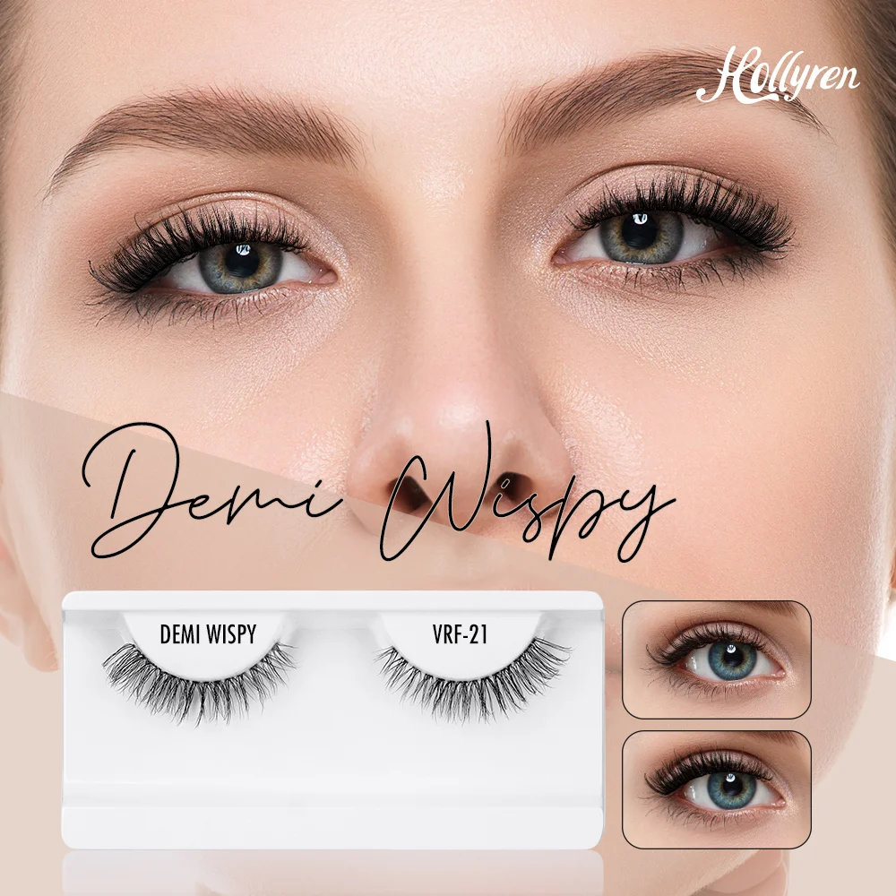 New Product Ideas 2024 Superfine Band Lifelike Effect Lashes Natural False Eyelash Custom Box Eyelash