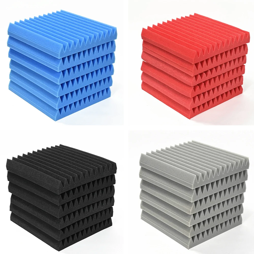 Customize Sound Proof Home Theater Soft Foam Wall Panels Polyurethane Diy Decor Diffuser Acoustic