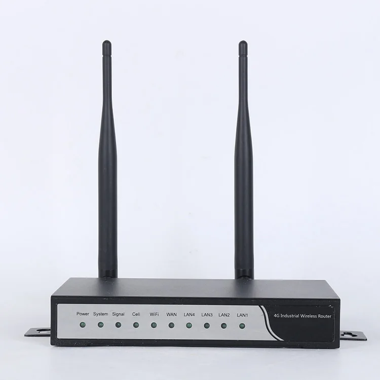 High Quality Customized Ultra speed 1 Wan And 4 Lan Sim Card Modem Lte 4G Wifi Router For Industrial