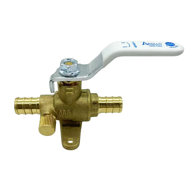 US Standard  Lead Free Brass Expansion PEX Ball Valves Drop Brass Fitting