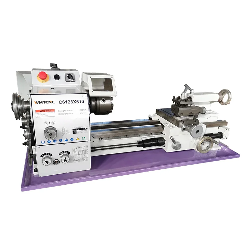 manual lathe machine C6128 high precision metal bench mini lathe machine price