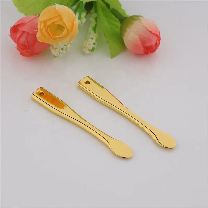 Custom Logo Mini Facial Mask Spatula Beauty Eye Cream Mixing Tool Cosmetic Spoon