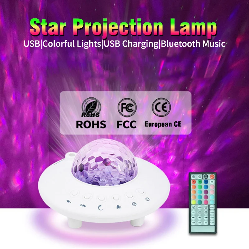 Projector Lamp Star Night Light Children Bedroom Led Planetarium Starry Lights Bedroom Moon Kids Gift