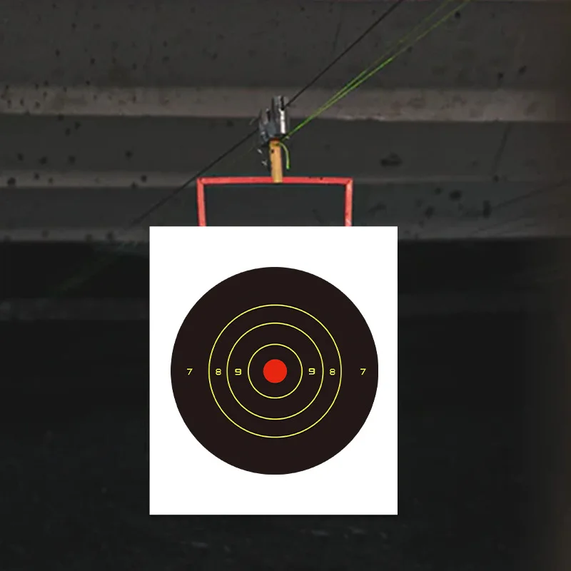 8-Inch Shooting Target Sticker Label Fluorescent Color Shooting Splash Arrow Target Paper Bow and Arrow Aiming Target Paper