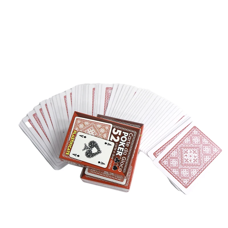 Low Moq Durable Board Game Card Entertainment Custom Design Playing Cards Poker