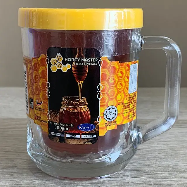Good Quality & Natural Sweetener Malaysia Honey 300g With Free Mug Suitable For BBQ And Beverage Use
