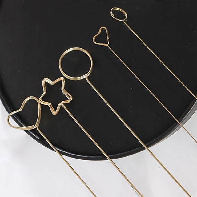 Цветочный держатель для карт цветочный материал металлический цветов