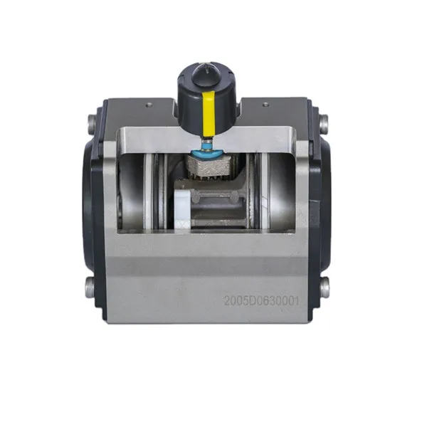 Pneumatic components single acting spring return ball valve butterfly valve pneumatic actuator